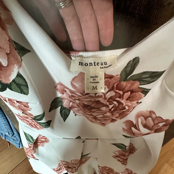 White Floral Dress - Picture 3 of 3